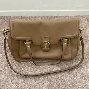 Coach Camel Leather Handbag